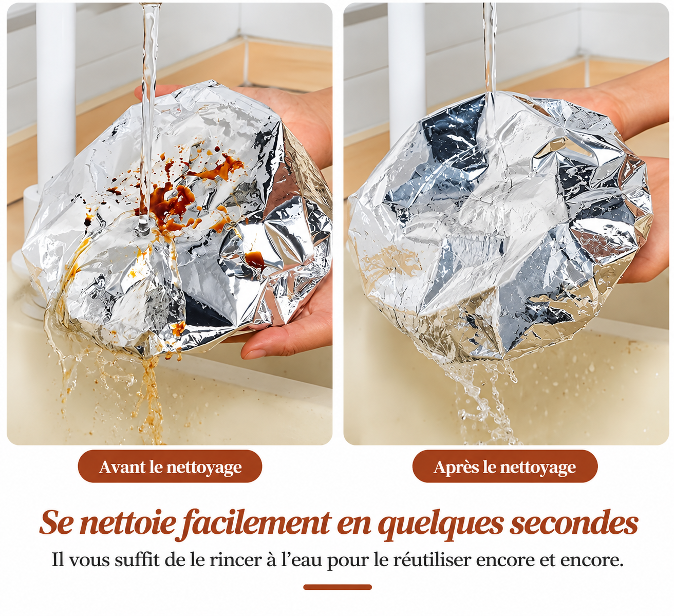 ALUMIA™ - Couvercle de Protection Alimentaire en Aluminium Réutilisable
