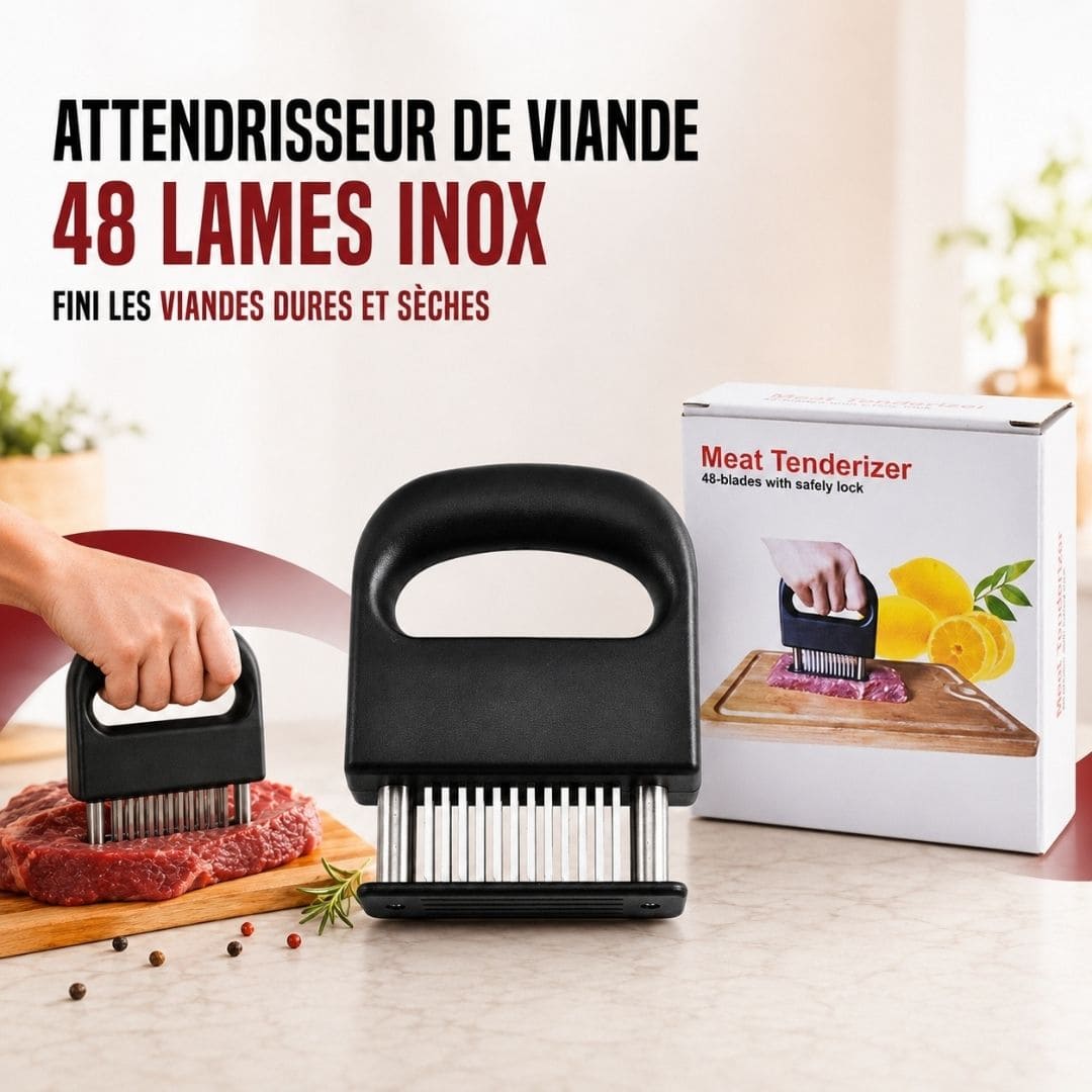 Attendrisseur de viande – Fini les viandes dures et sèches