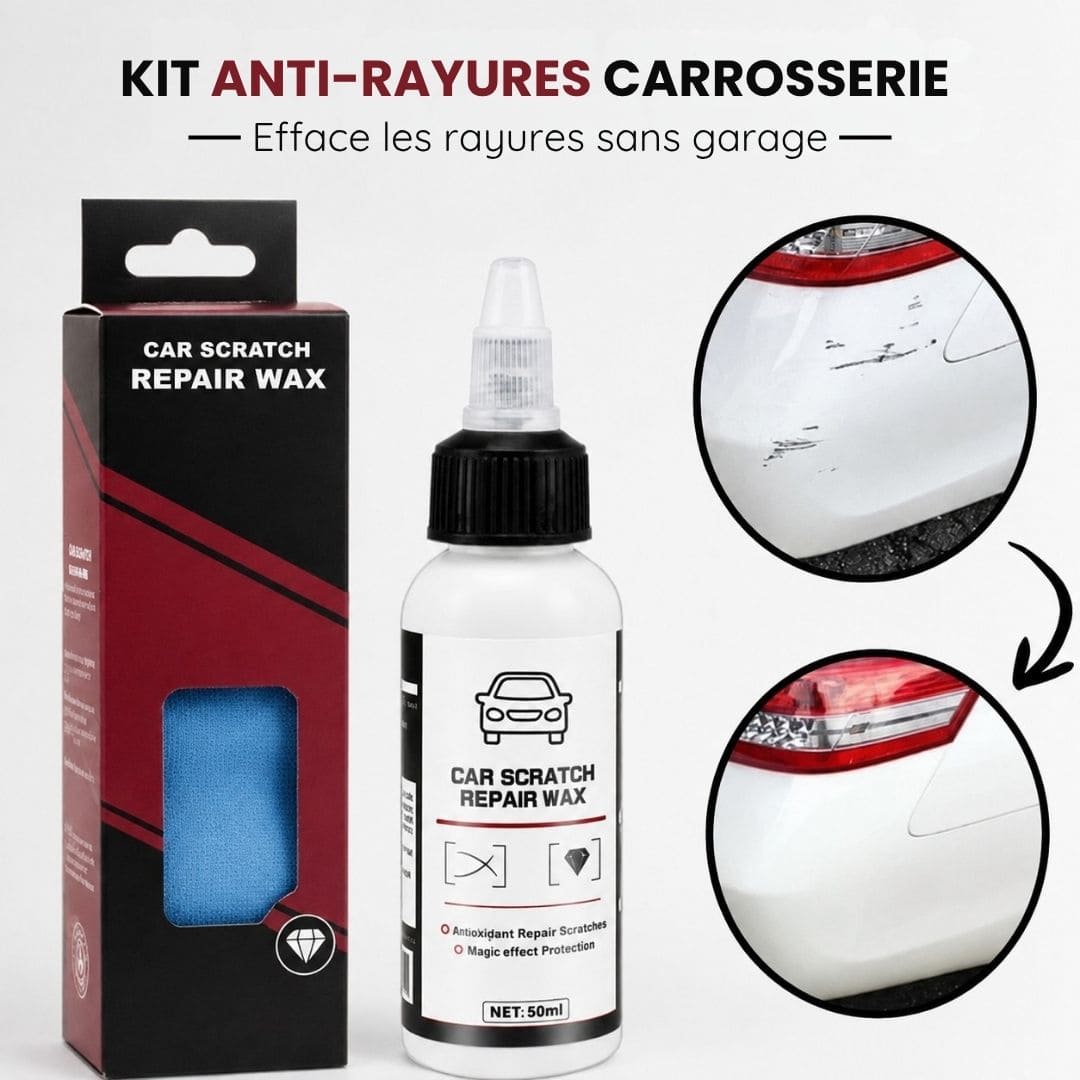Kit anti-rayures carrosserie – Efface les rayures sans garage