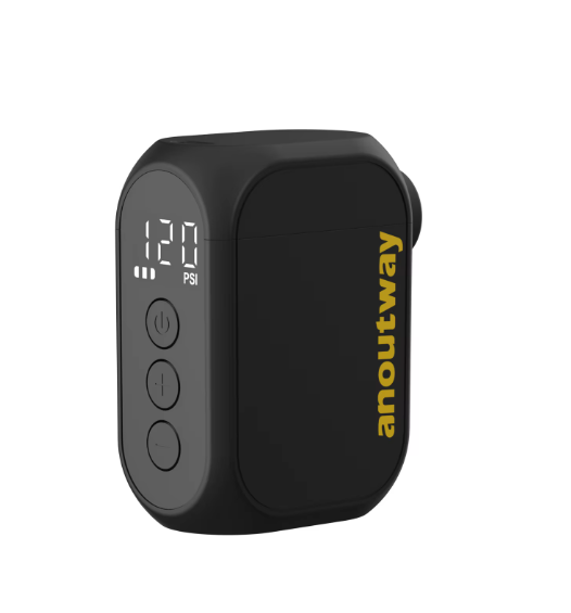 Mini Pompe Électrique Sans Fil pour Vélo – Gonfleur de Pneus avec Écran Digital