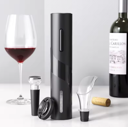 Ouvre-Bouteille Électrique Multifonction – Kit Complet Accessoires Vin